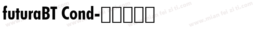 futuraBT Cond字体转换